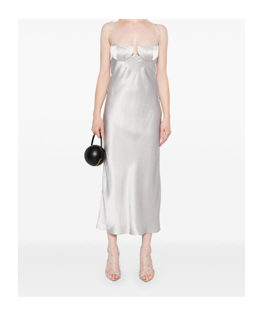 Shop Anna October Thin Strap Dress In White