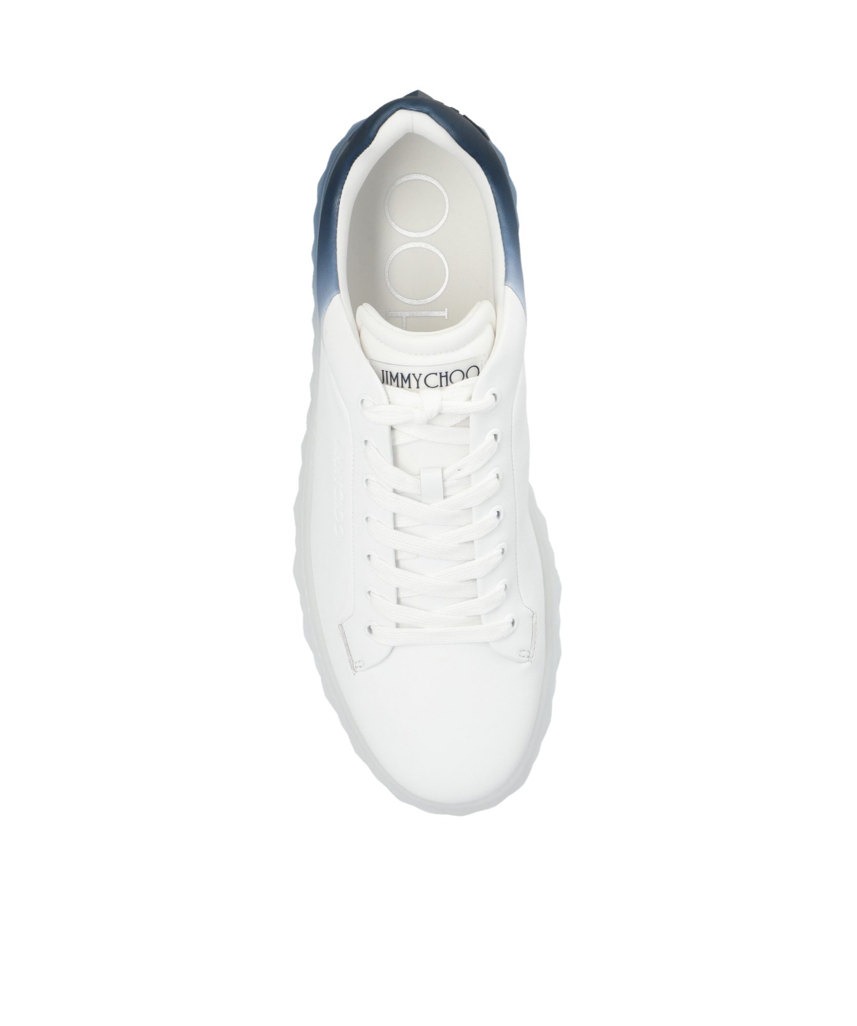 Jimmy Choo Leather Sneakers Diamond Light In White