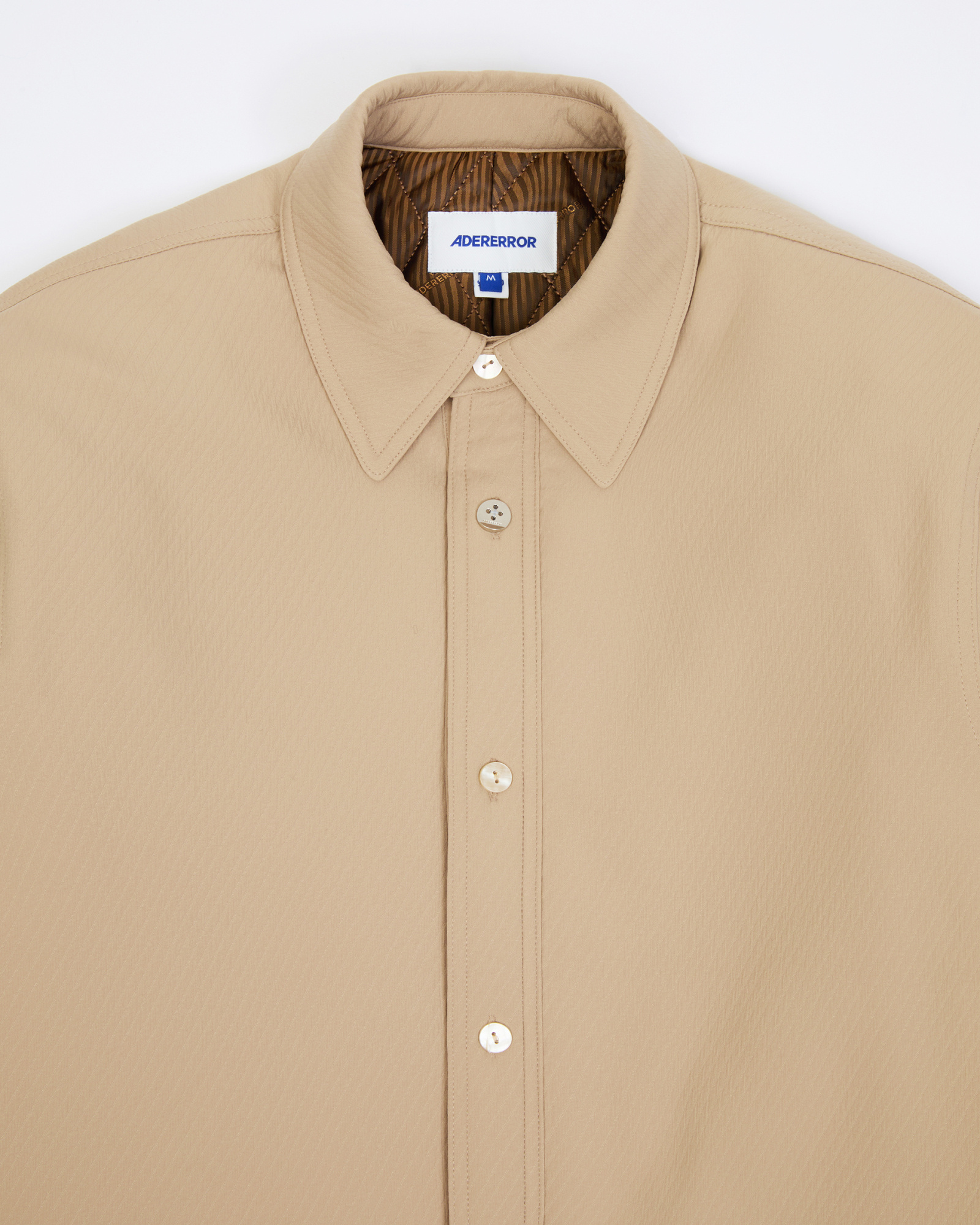 Ader Error Padded Shirt In Nude