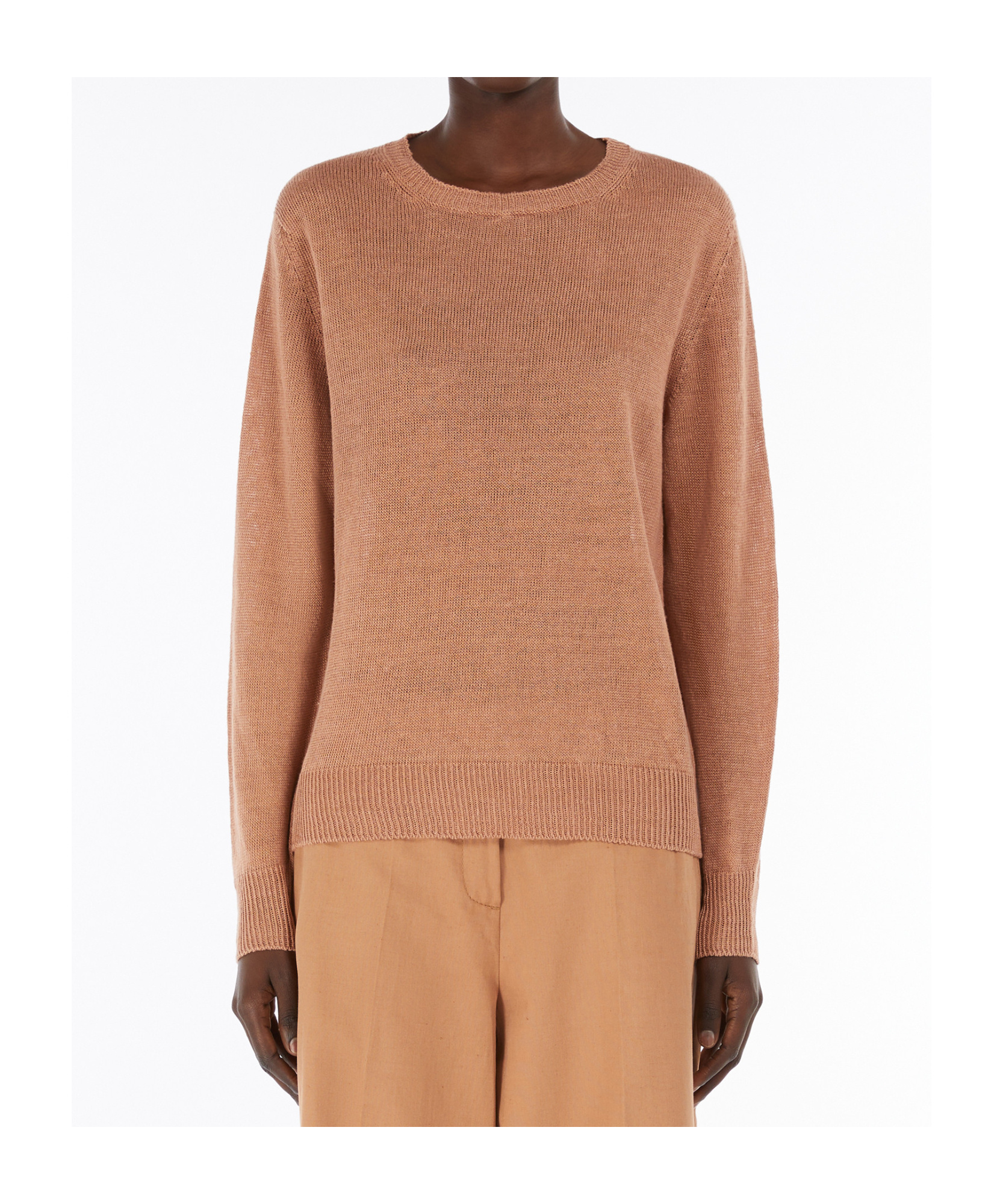 WEEKEND MAX MARA SOFT LINEN SWEATER
