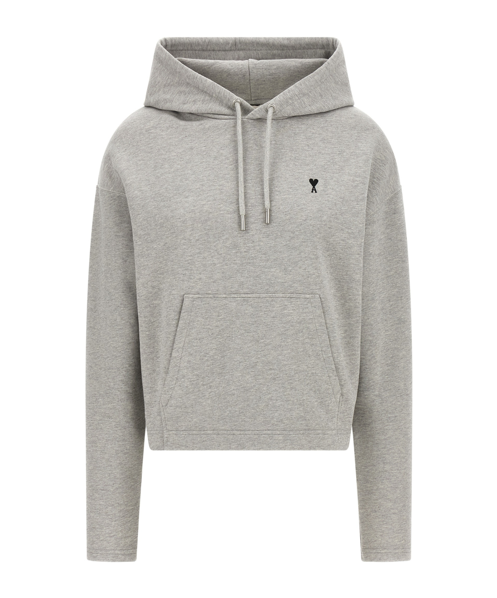 Ami Alexandre Mattiussi Ami Paris De Coeur Hoodie In Gray