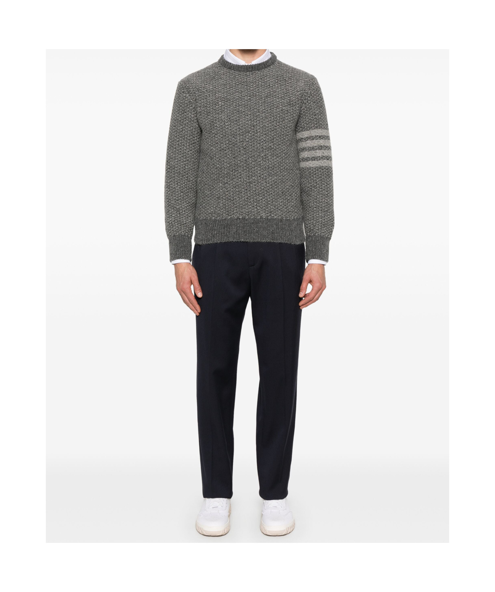 Thom Browne 'lightweight 4-bar Kn In Gray