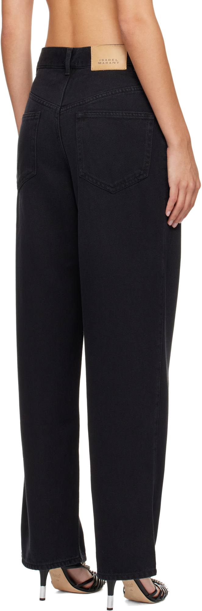 Isabel Marant Jenny Straight-leg Jeans In Black