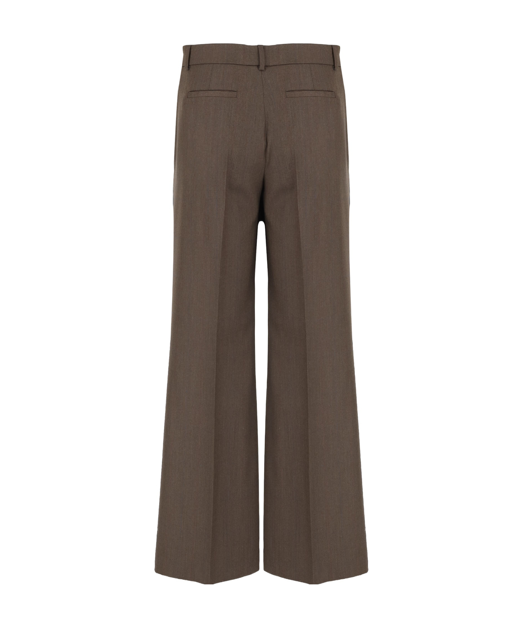 Ql2 Melody Wide-leg Pants In Brown