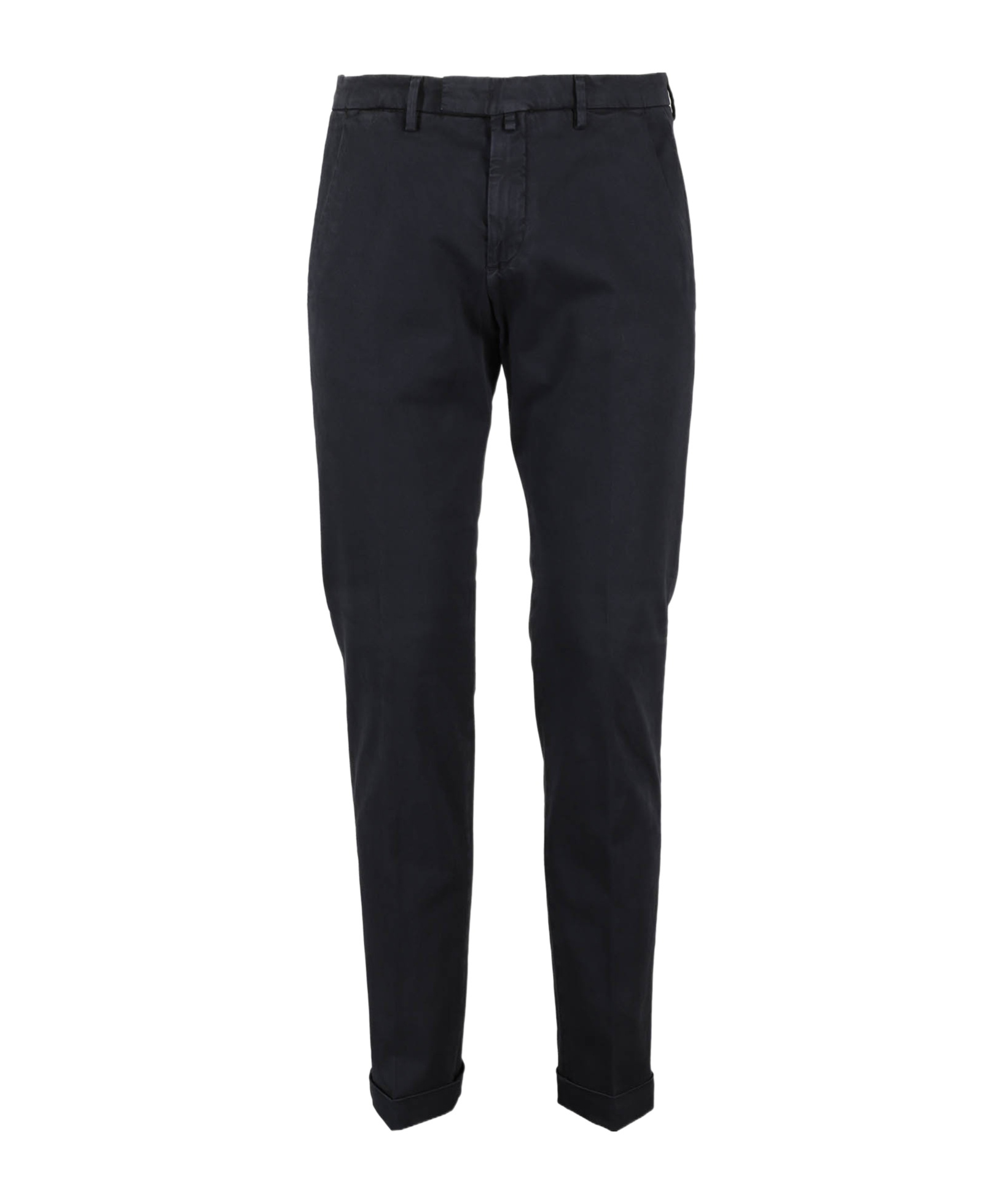Briglia 1949 Belt-loop Casual Pants In Black