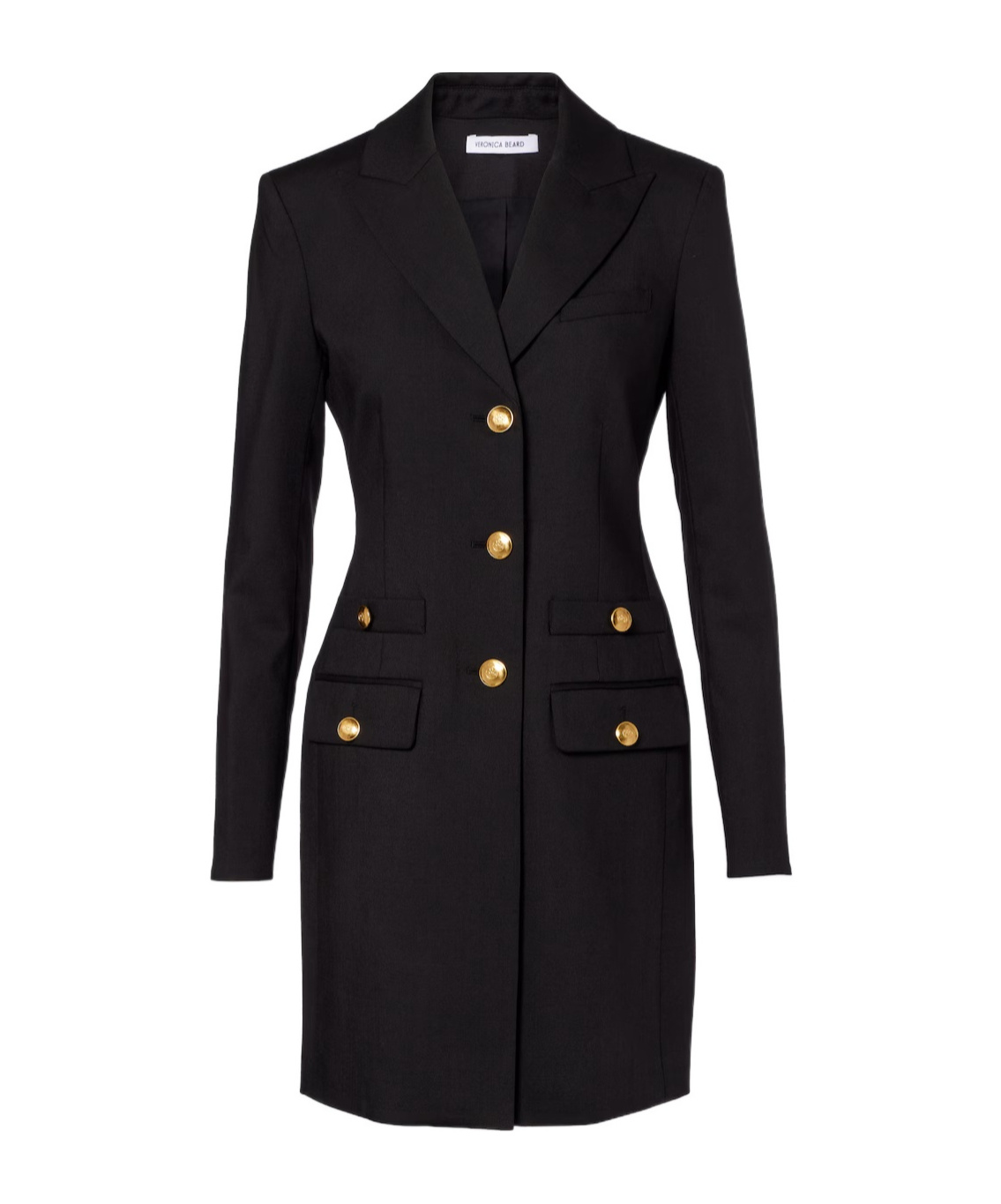 Veronica Beard Wool Blazer Dress In Black