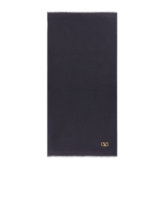 Valentino Vlogo Signature Scarf In Black