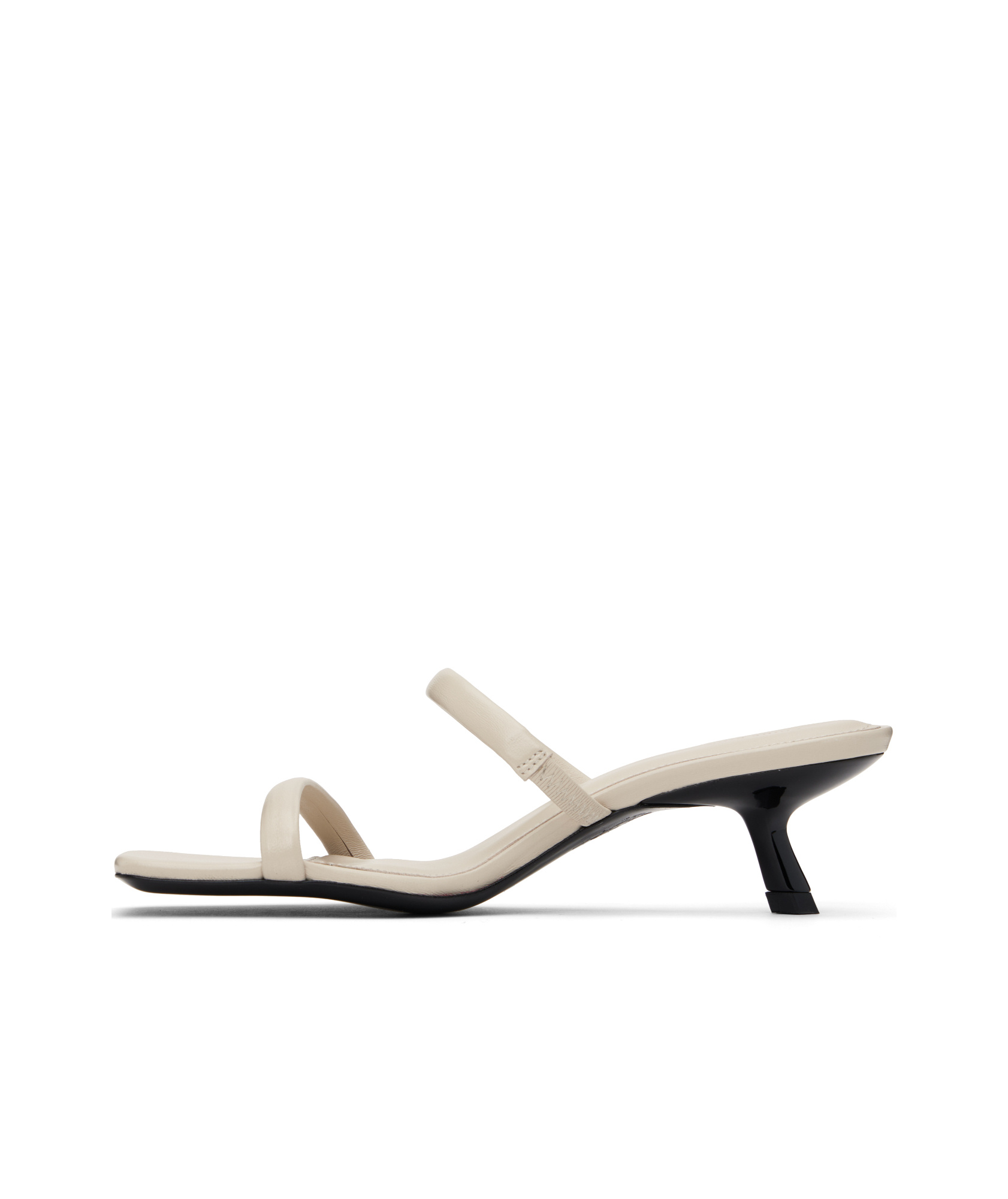 Anine Bing Off-white Hilda Mules In Nude