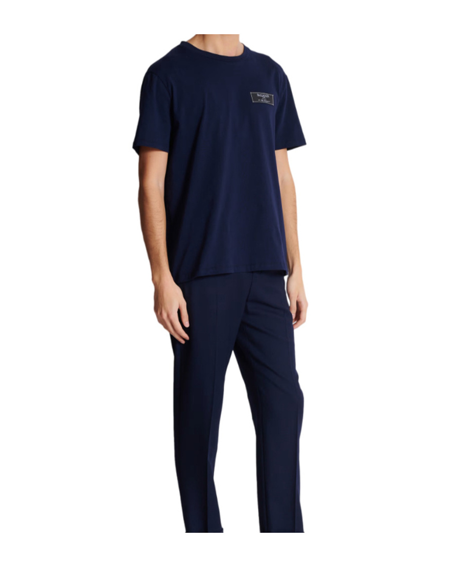 Balmain Short-sleeved T-shirt In Black
