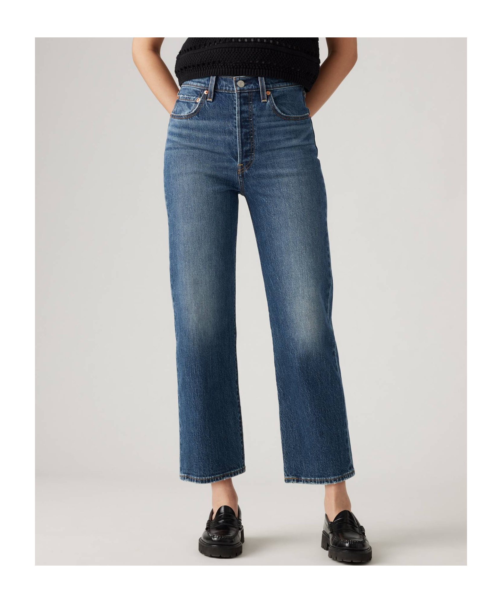 LEVI'S BELT-LOOP JEANS 