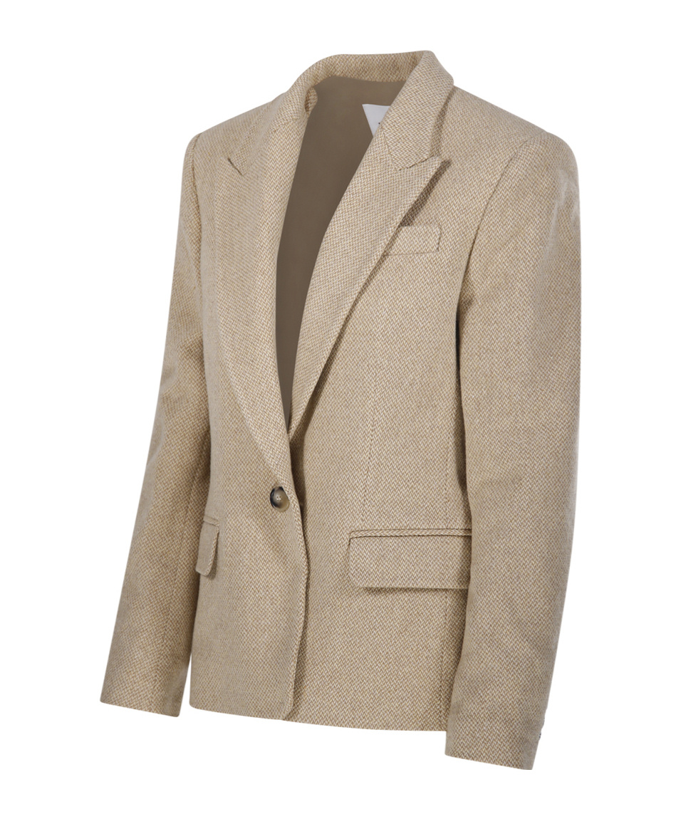 Isabel Marant Étoile Single-button Suit Coat In Nude