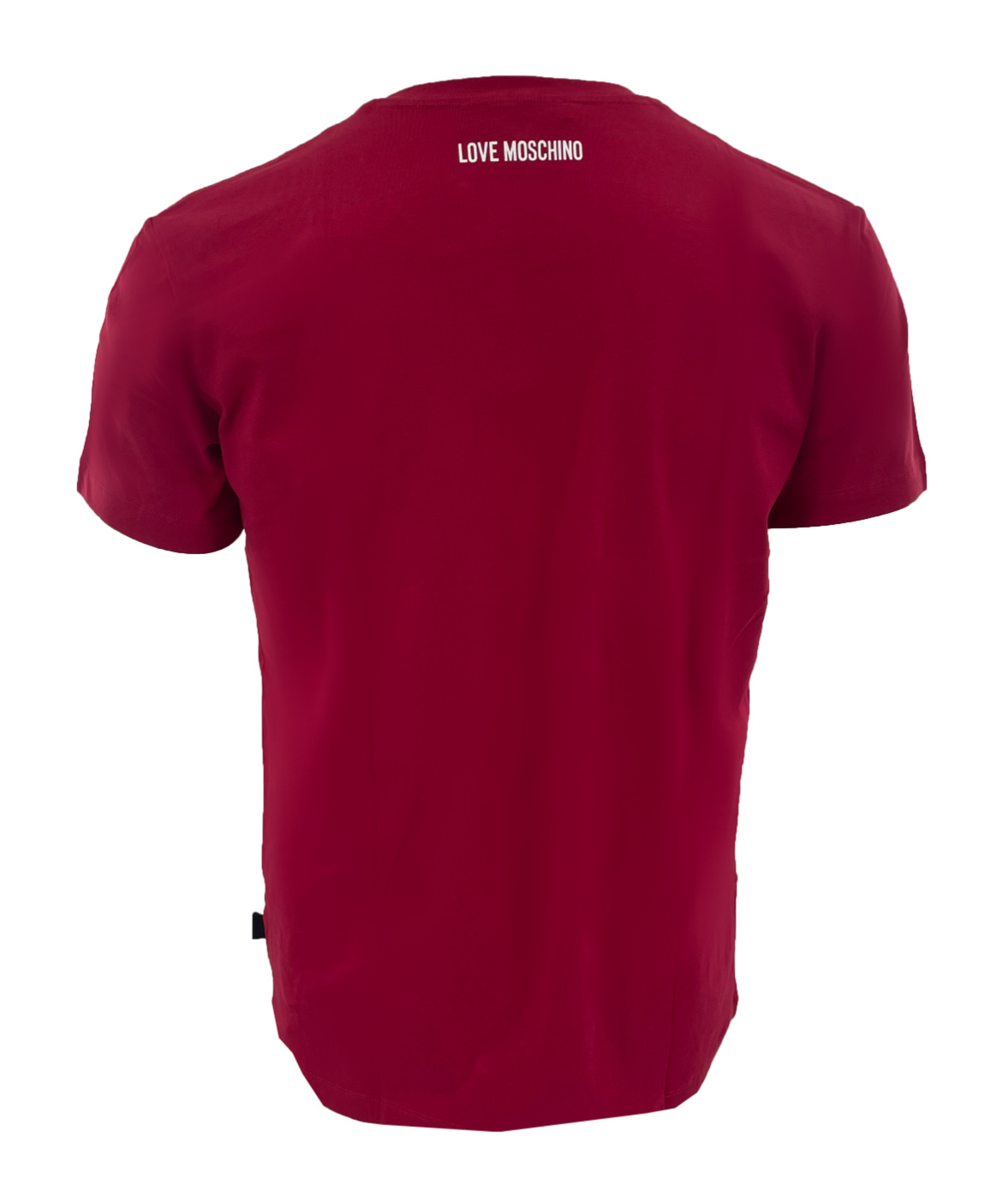 Moschino Item O-neck Short-sleeved T-shirt In Red