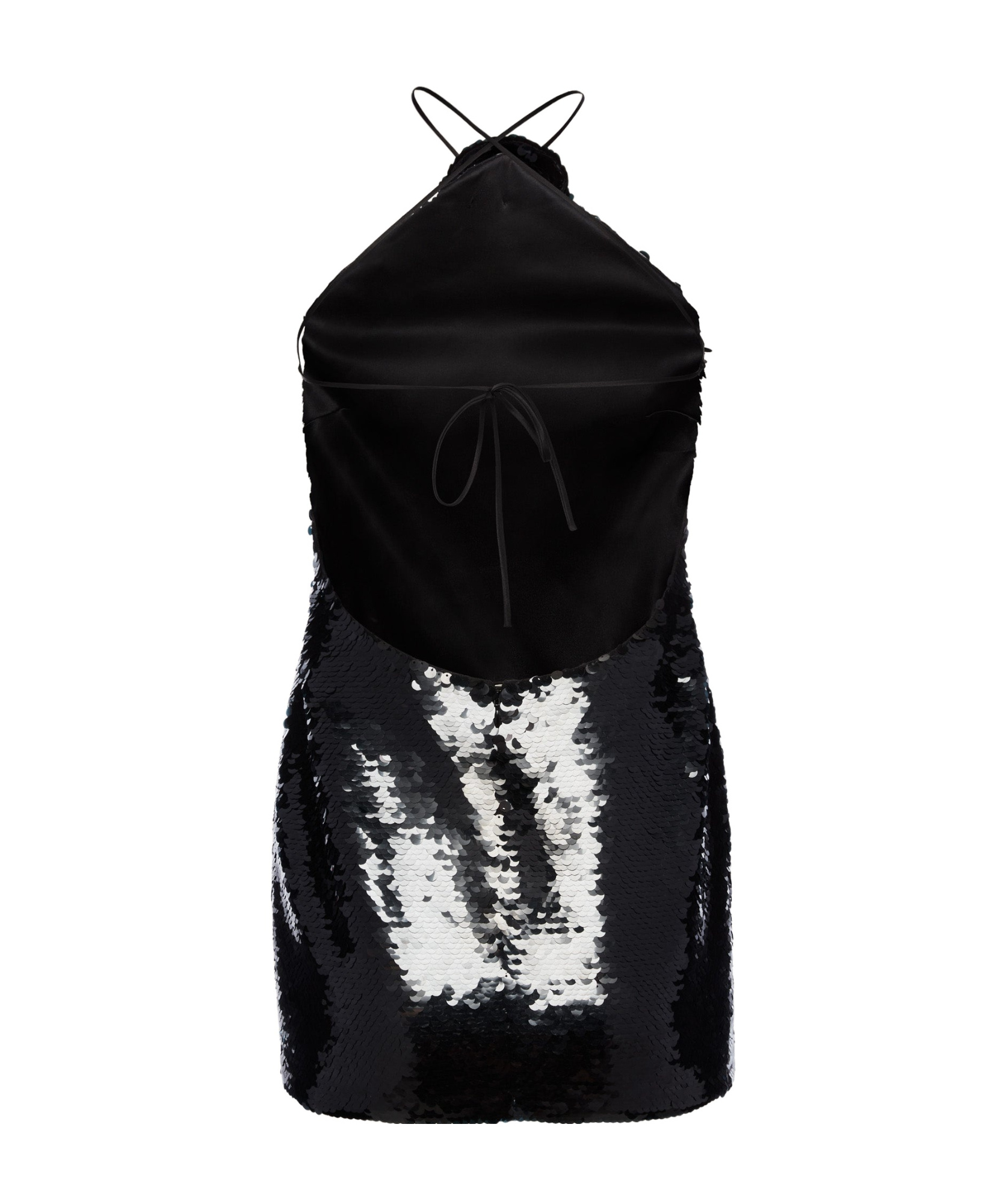 Magda Butrym Sequin Mini Dress In Black