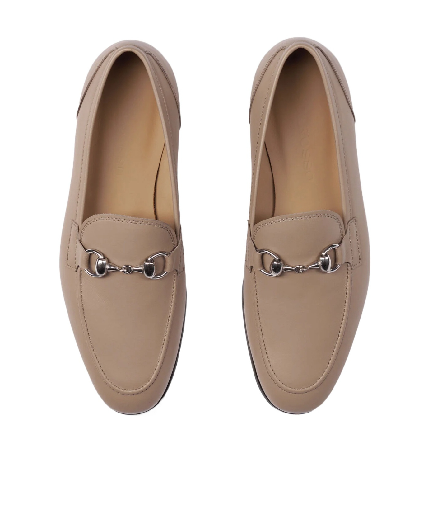 Scarosso Alessandra Almond Toe Loafers In Neutral