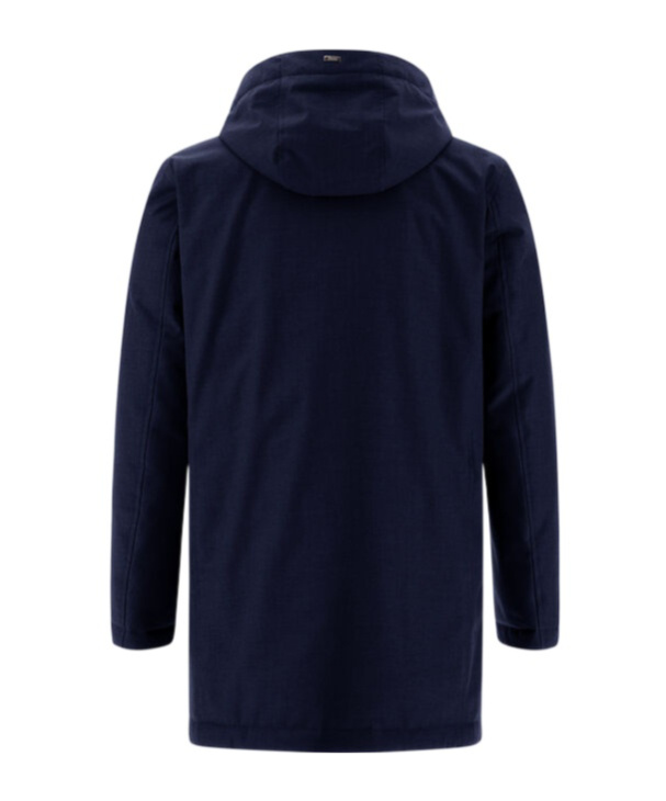 Herno Hooded Down Jacket In Black