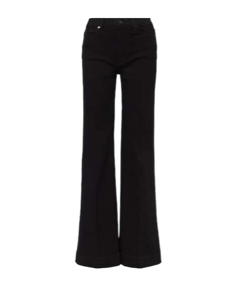 7 For All Mankind Modern Dojo High-rise Straight Jeans In Multi