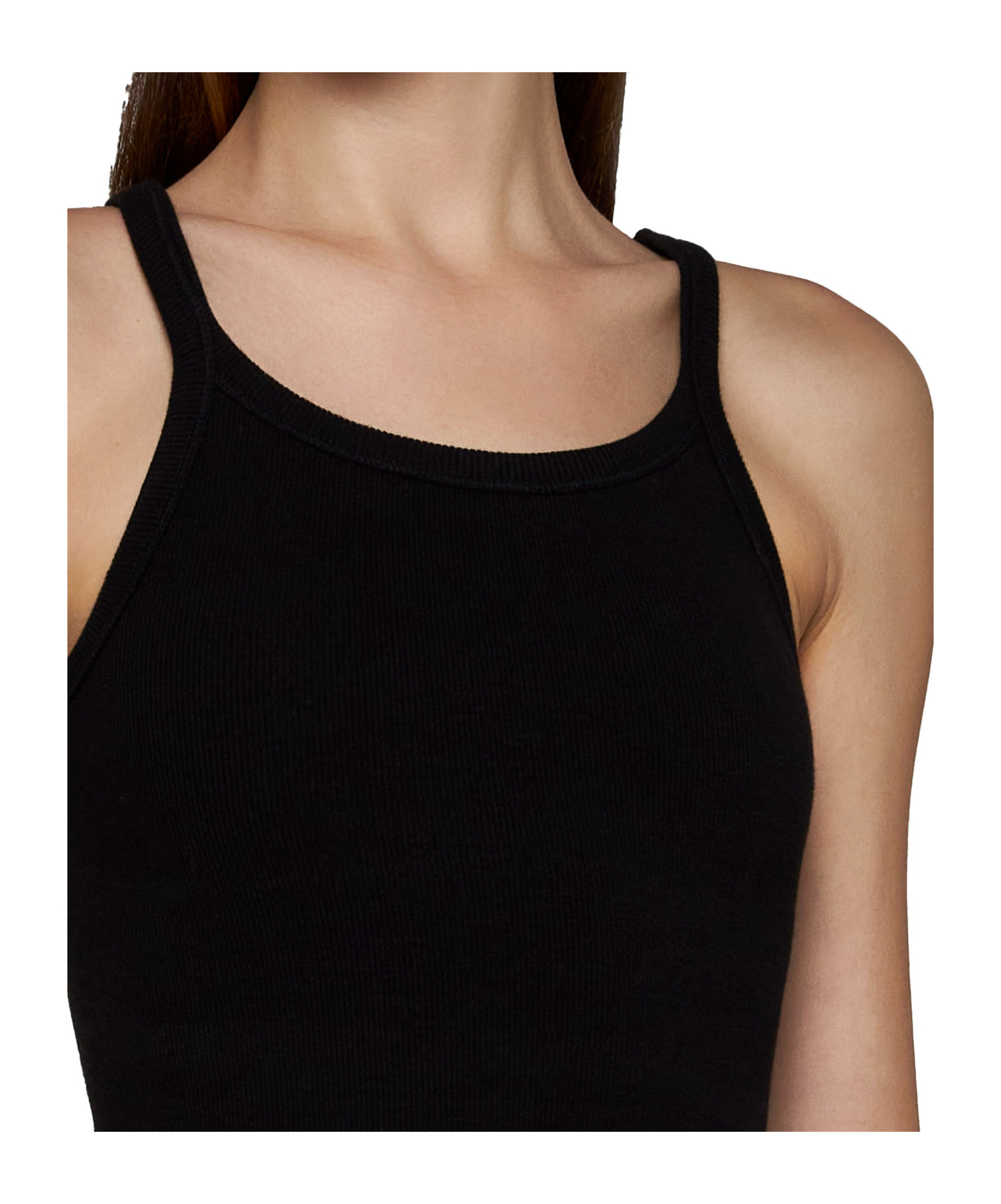 Wardrobe.nyc Ribbed Knitted Suspenders