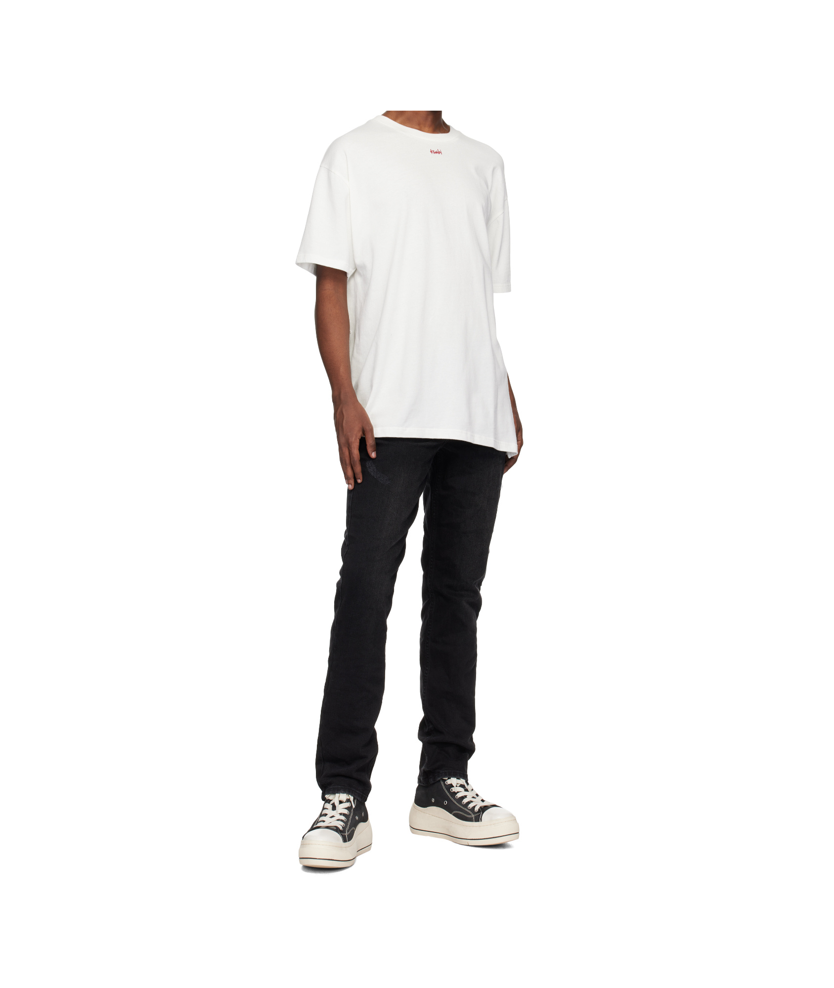 KSUBI DENIM TROUSERS WITH BELT LOOPS