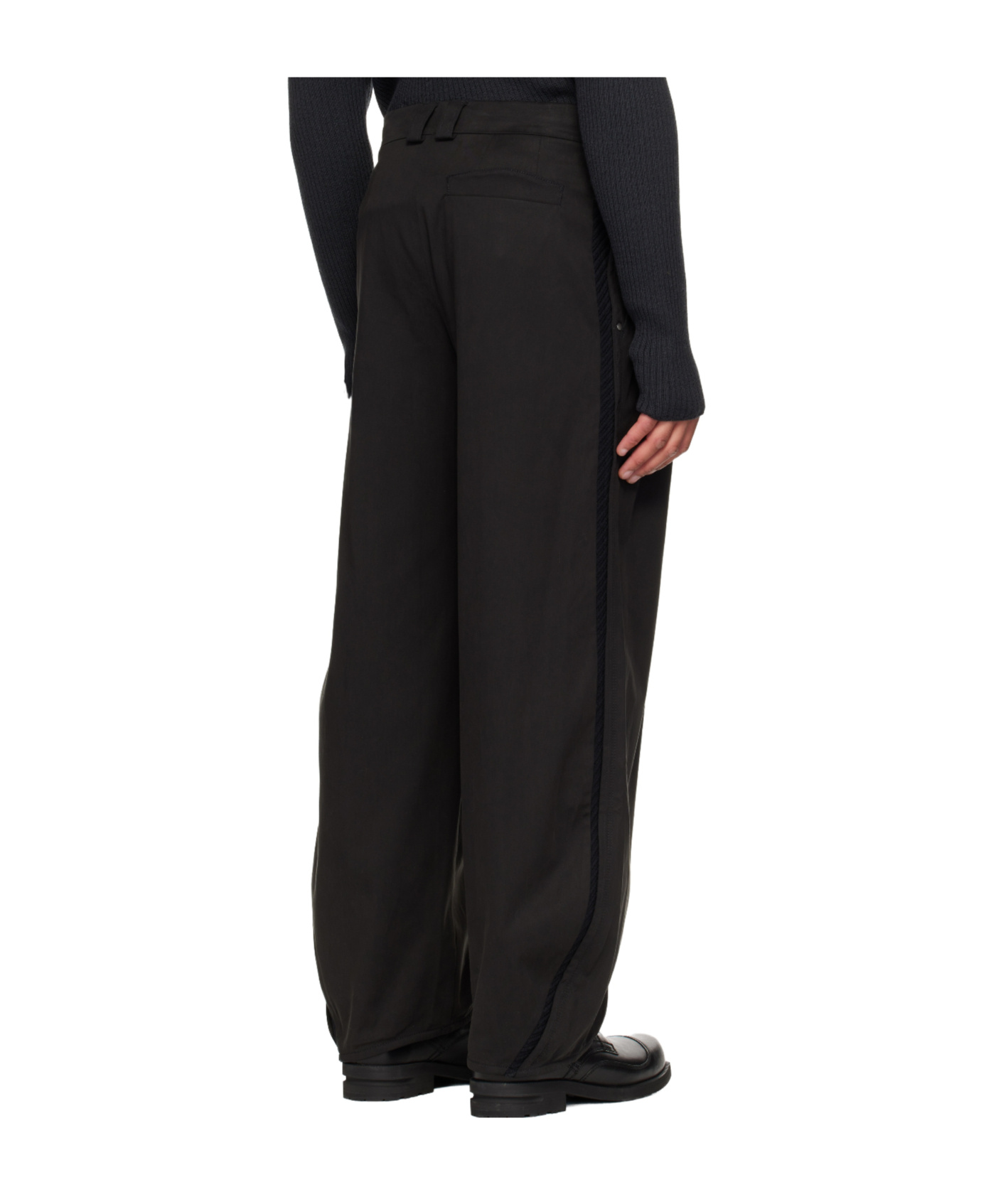 Kiko Kostadinov Men S Halics Trousers Jet In Black