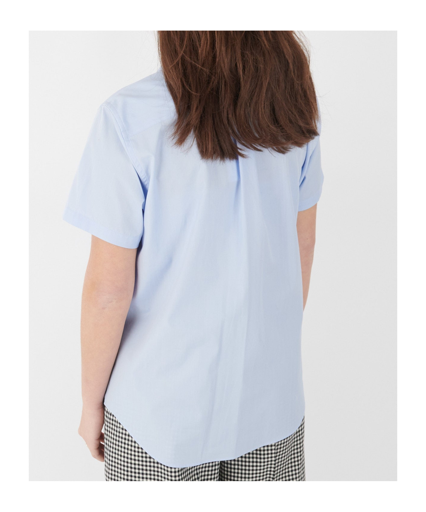 COMME DES GARÇONS LAPEL SHORT-SLEEVED SHIRT 