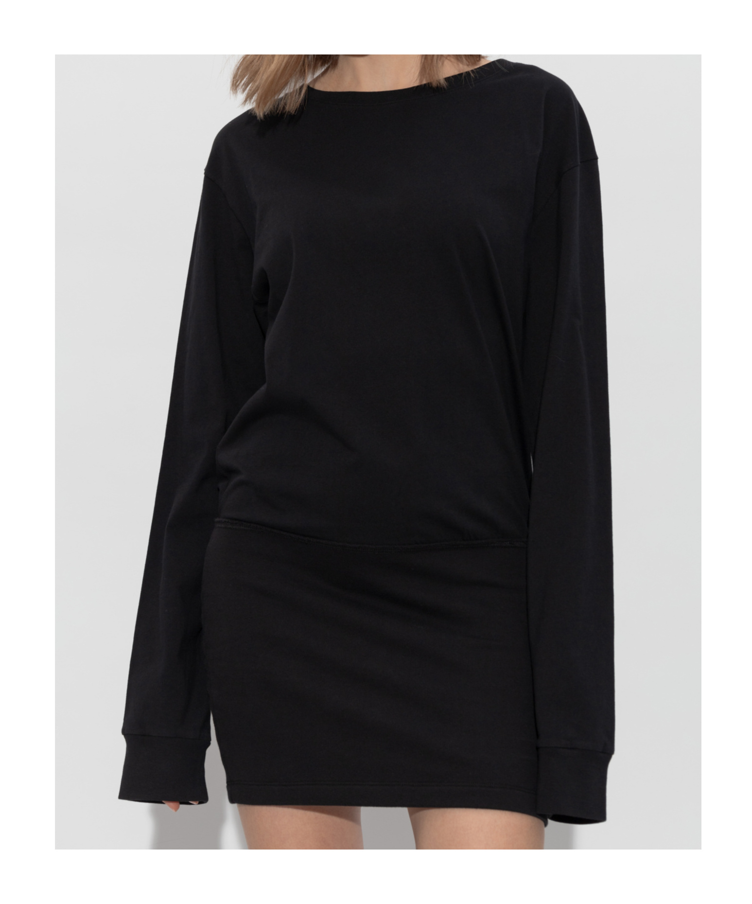 Dsquared2 Long-sleeved Dress In Black