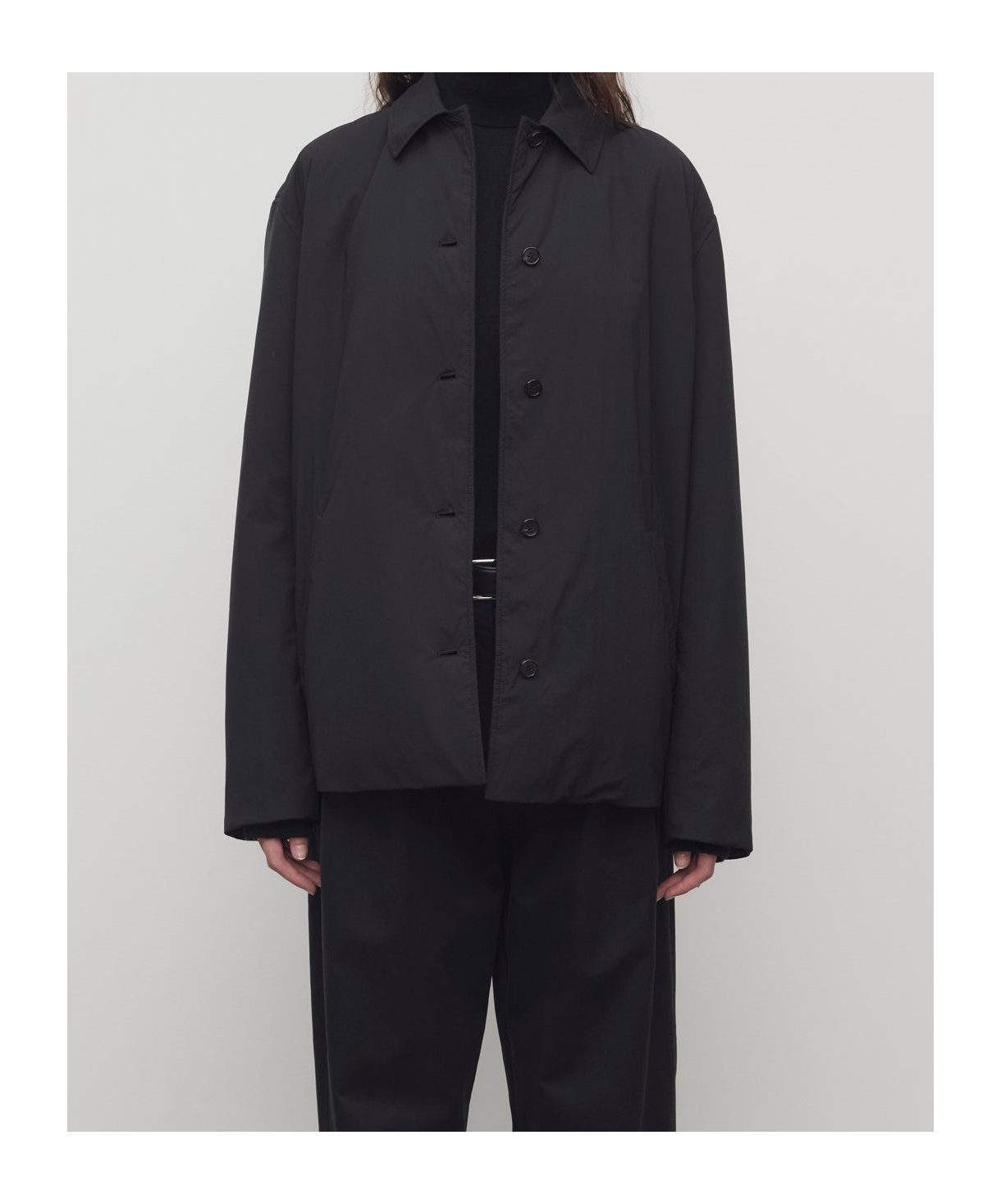 The Row Evadne Jacket In Nylon In Black