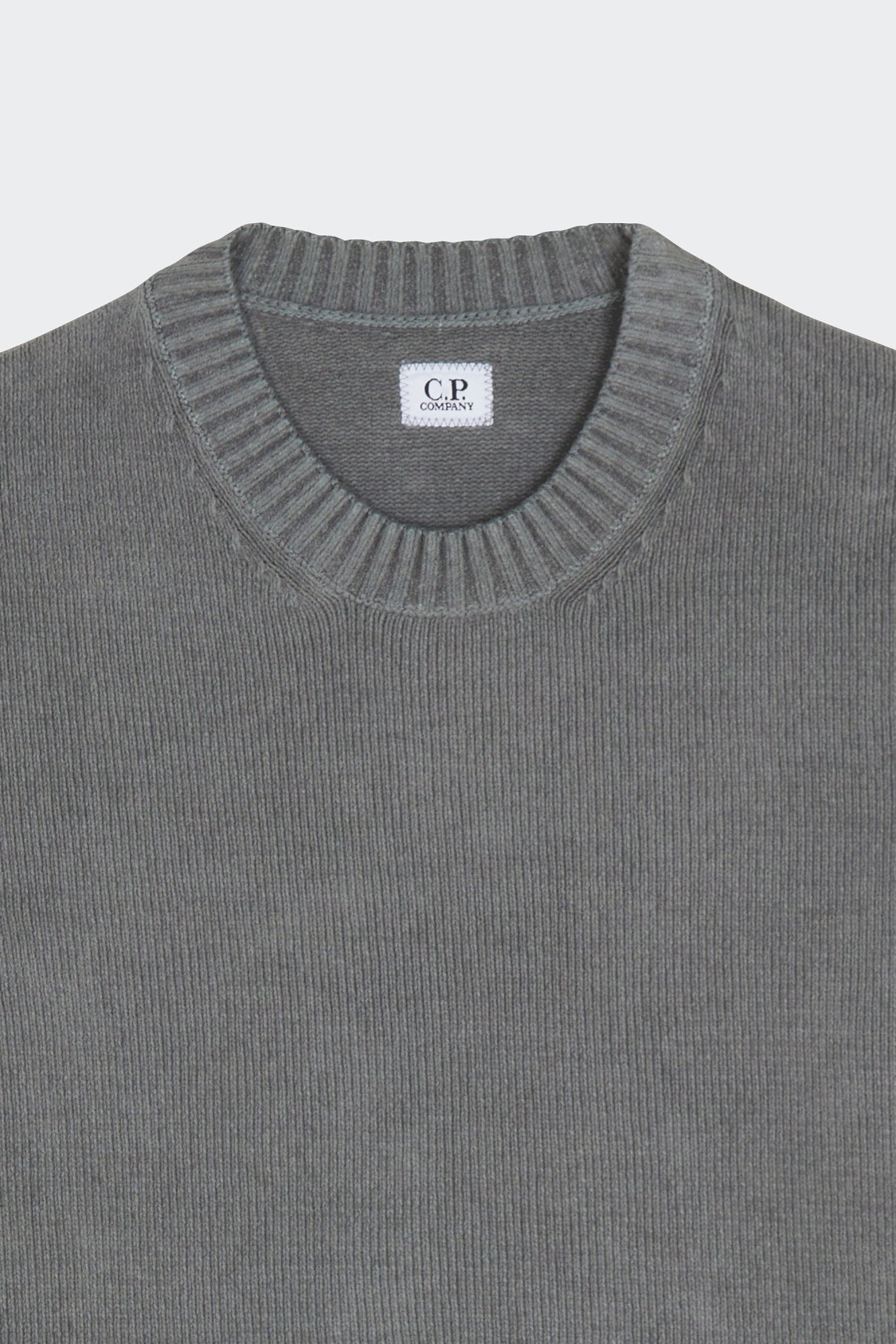 C.p. Company Round Neck Sweater In Gray