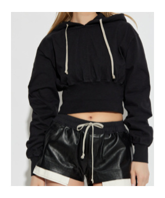Rick Owens Drkshdw Long-sleeved Sweater In Black