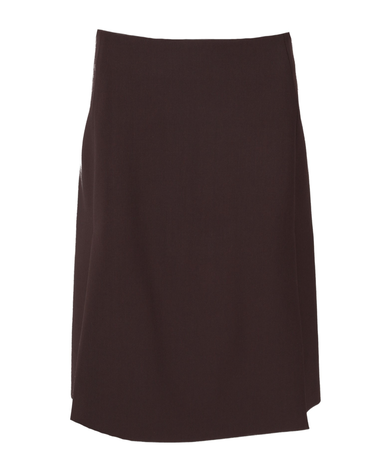 P.a.r.o.s.h Back-slit Midi Skirt In Brown