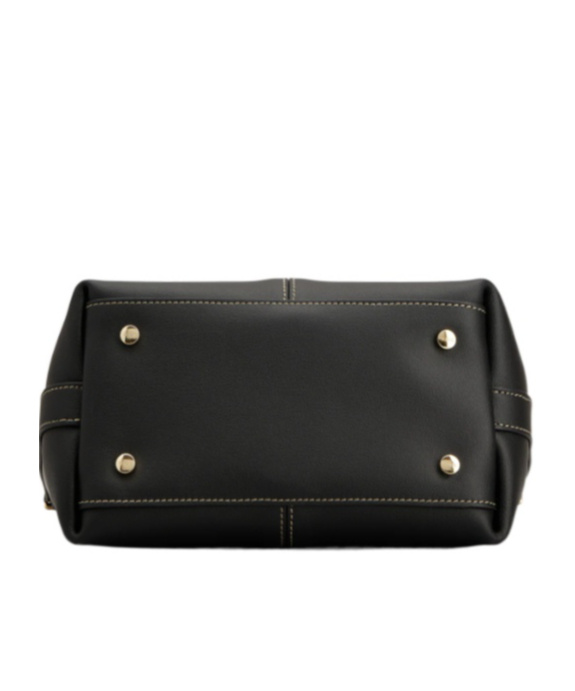 Tod's Double Handle Shoulder Bag In Black