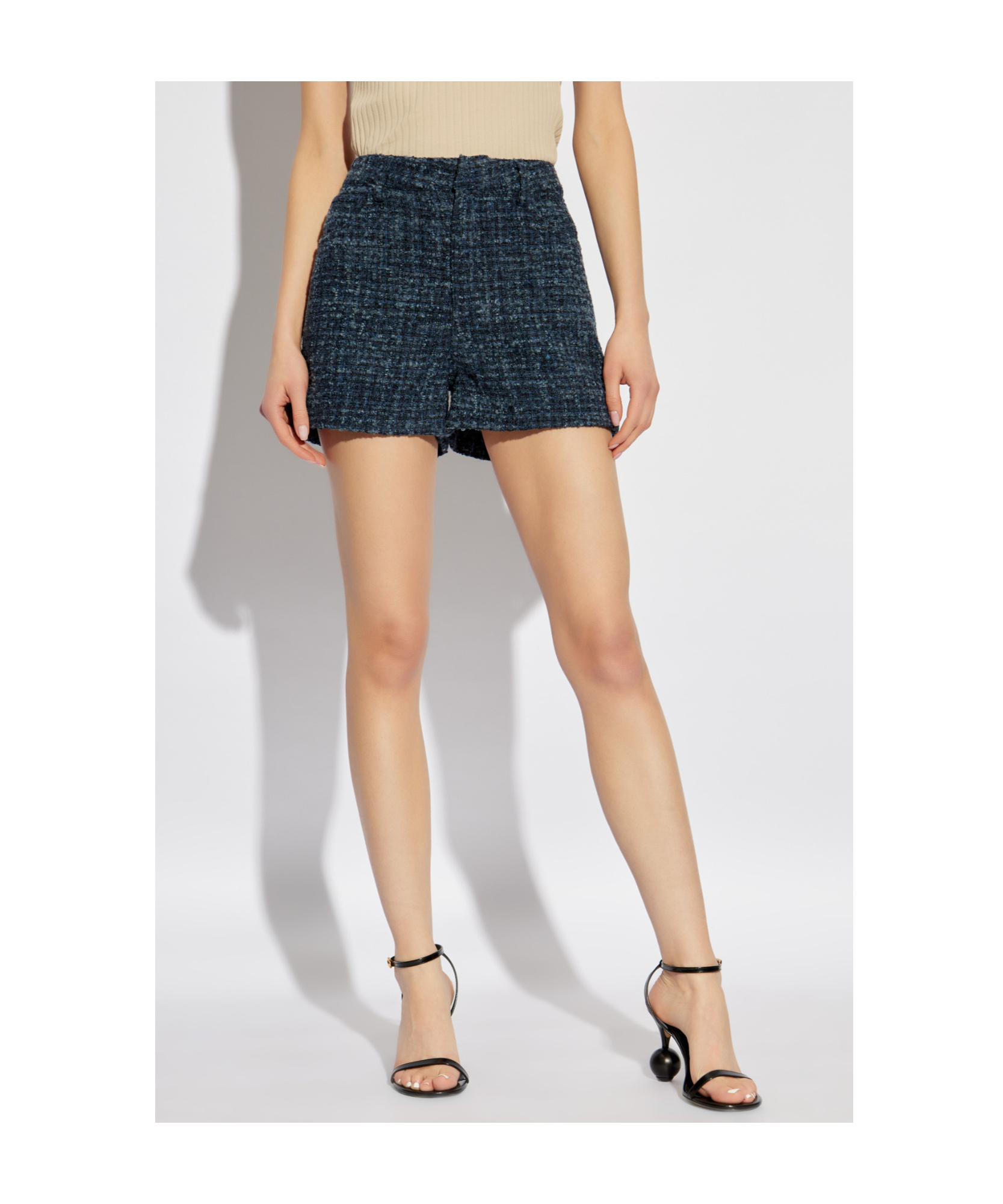 Iro Belt-loop Shorts In Black