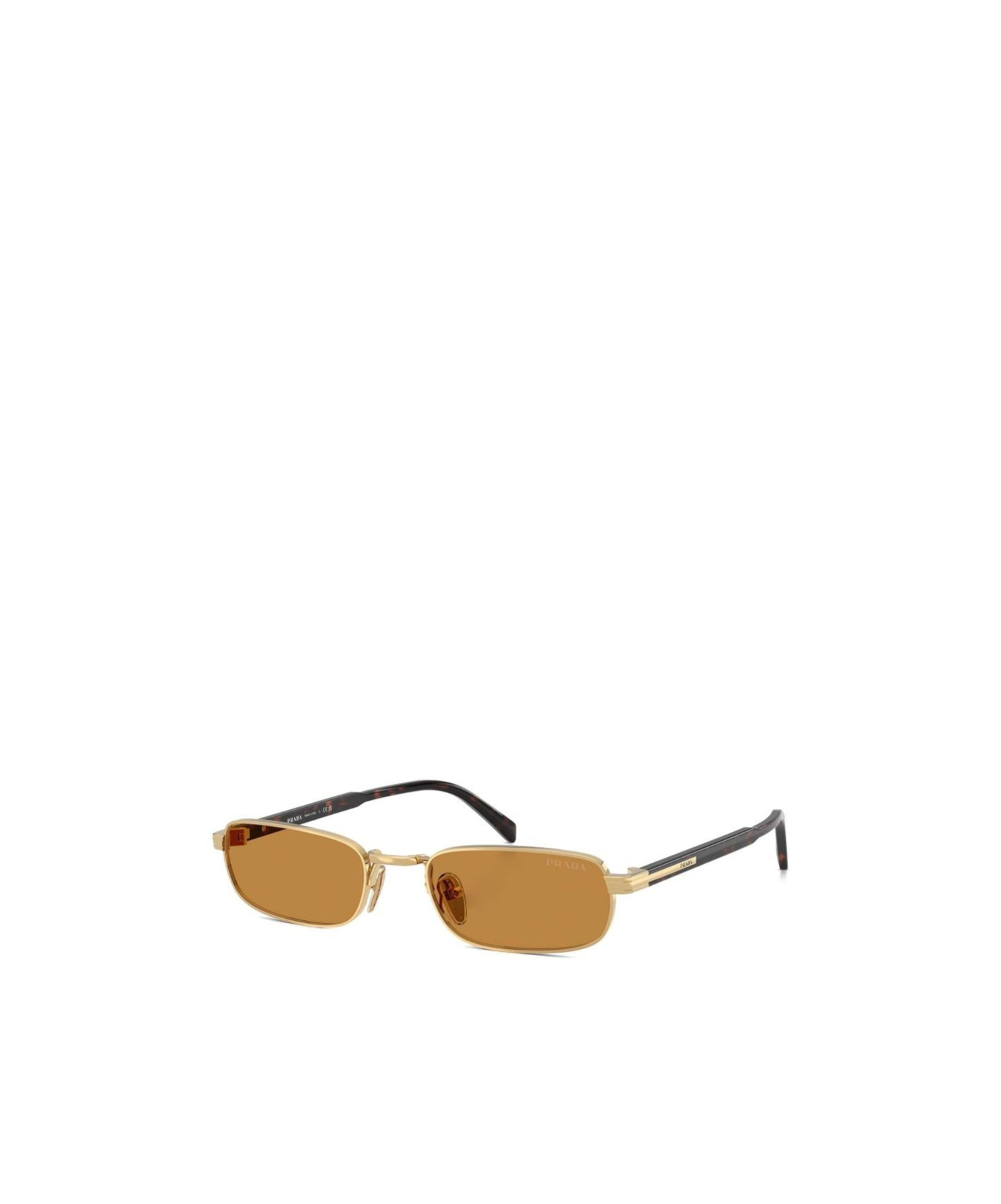 Prada Rectangular Sunglasses In Brown