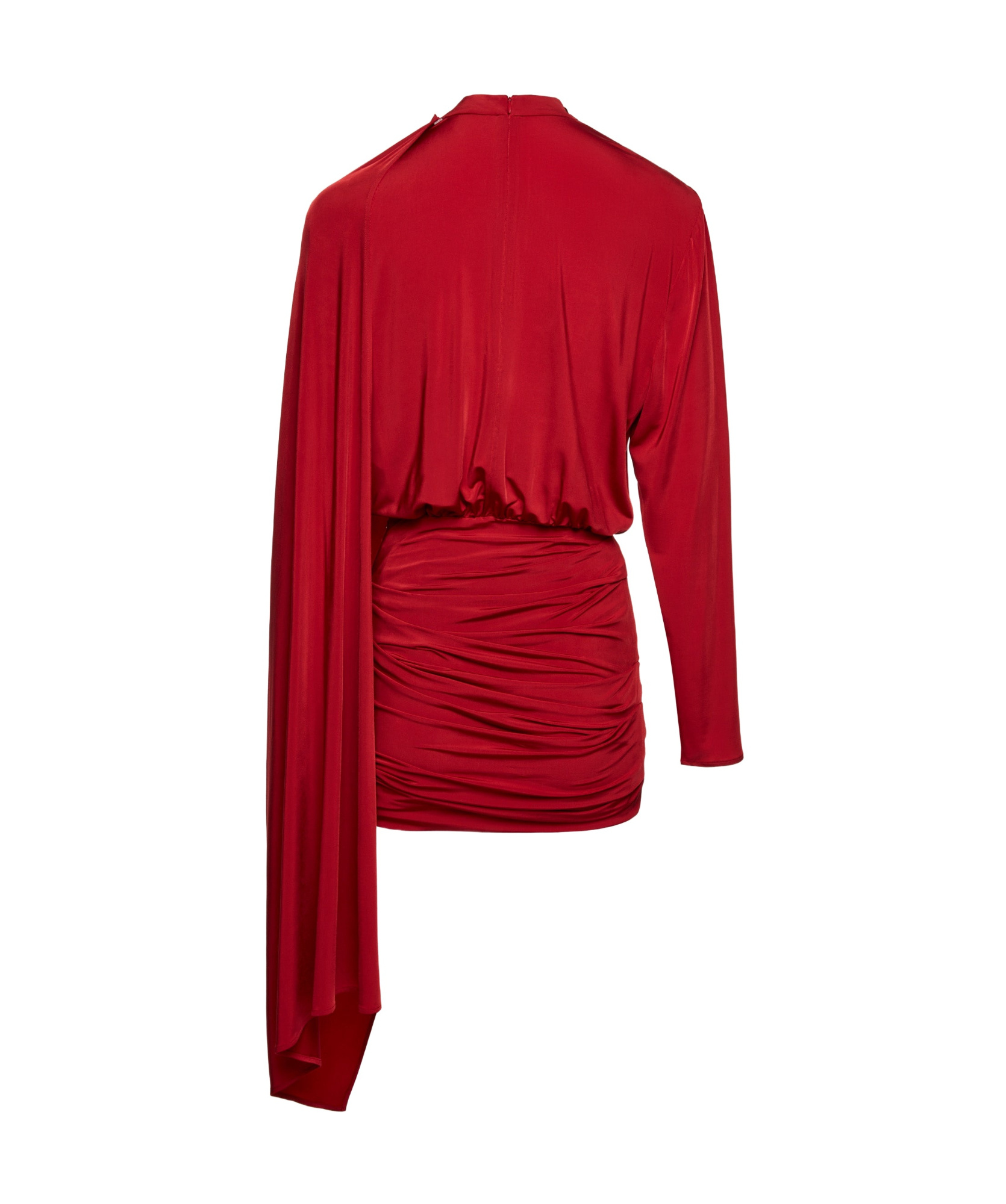 MAGDA BUTRYM LONG-SLEEVED CAPE EFFECT DRESS
