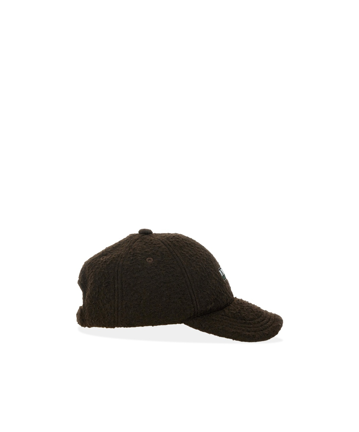 Apc A.p.c. Logo Patch Brushed Cap In Black