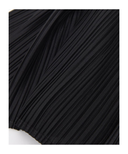 Issey Miyake Basics Longline Cardigan In Black