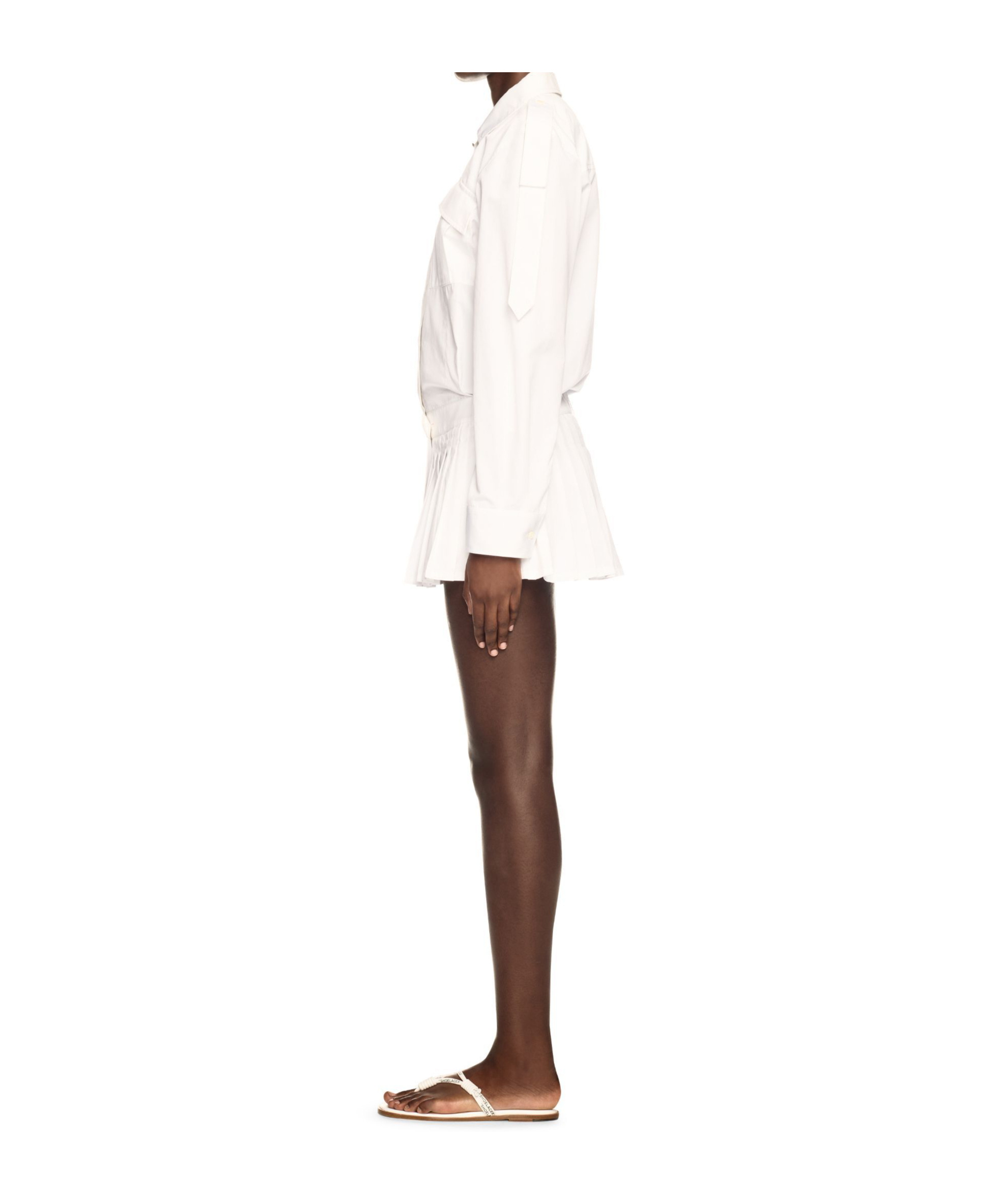Off-white Savana Mini Dress In White