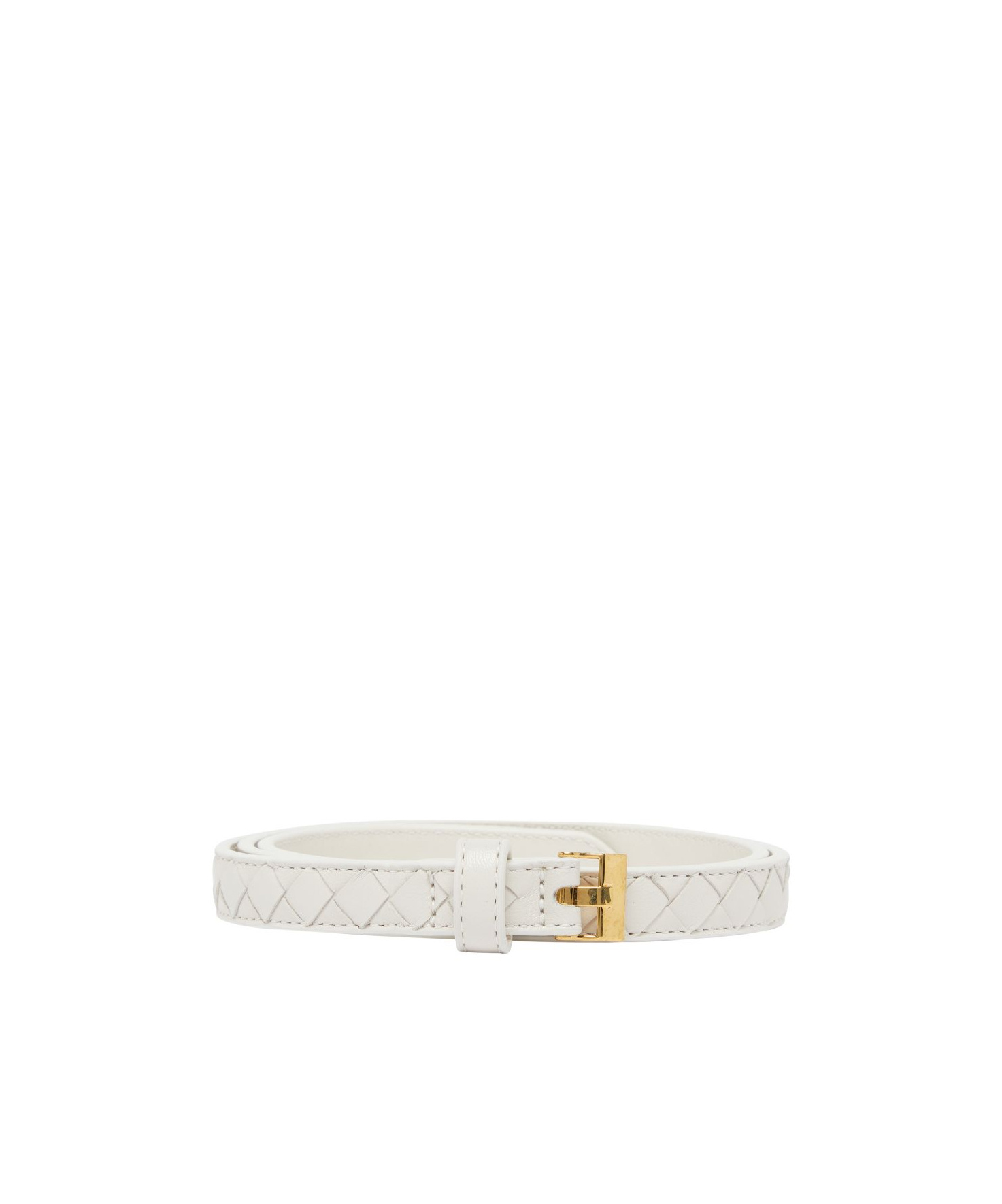 Bottega Veneta Adjustable Waist Belt In White