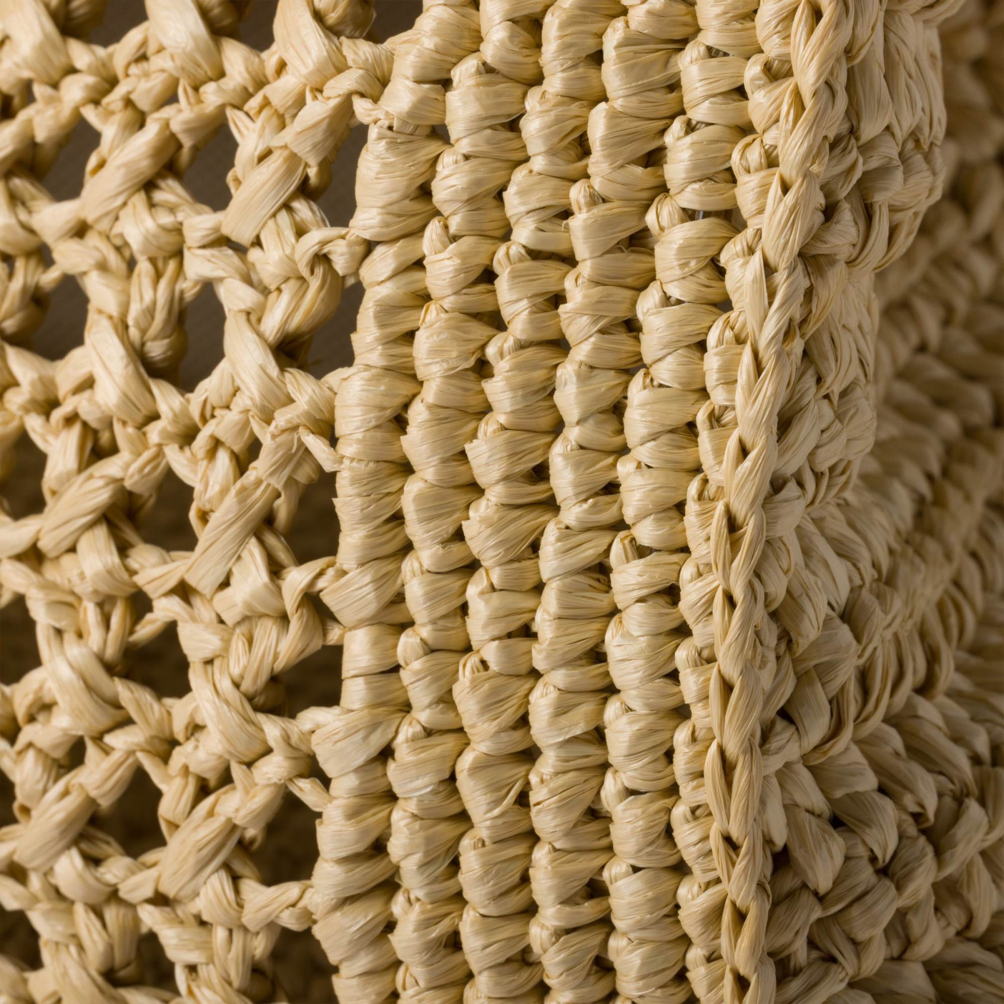 Miu Miu Structured Raffia Handbag With Adjustable Strap