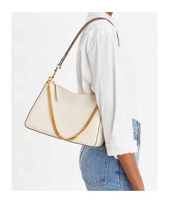 Tory Burch Perry Shoulder Bag In Sand