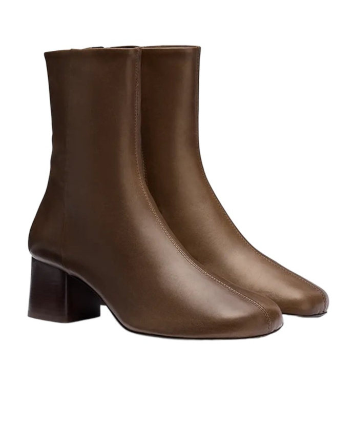Lemaire Anatomic Ankle Boots 55 In Brown