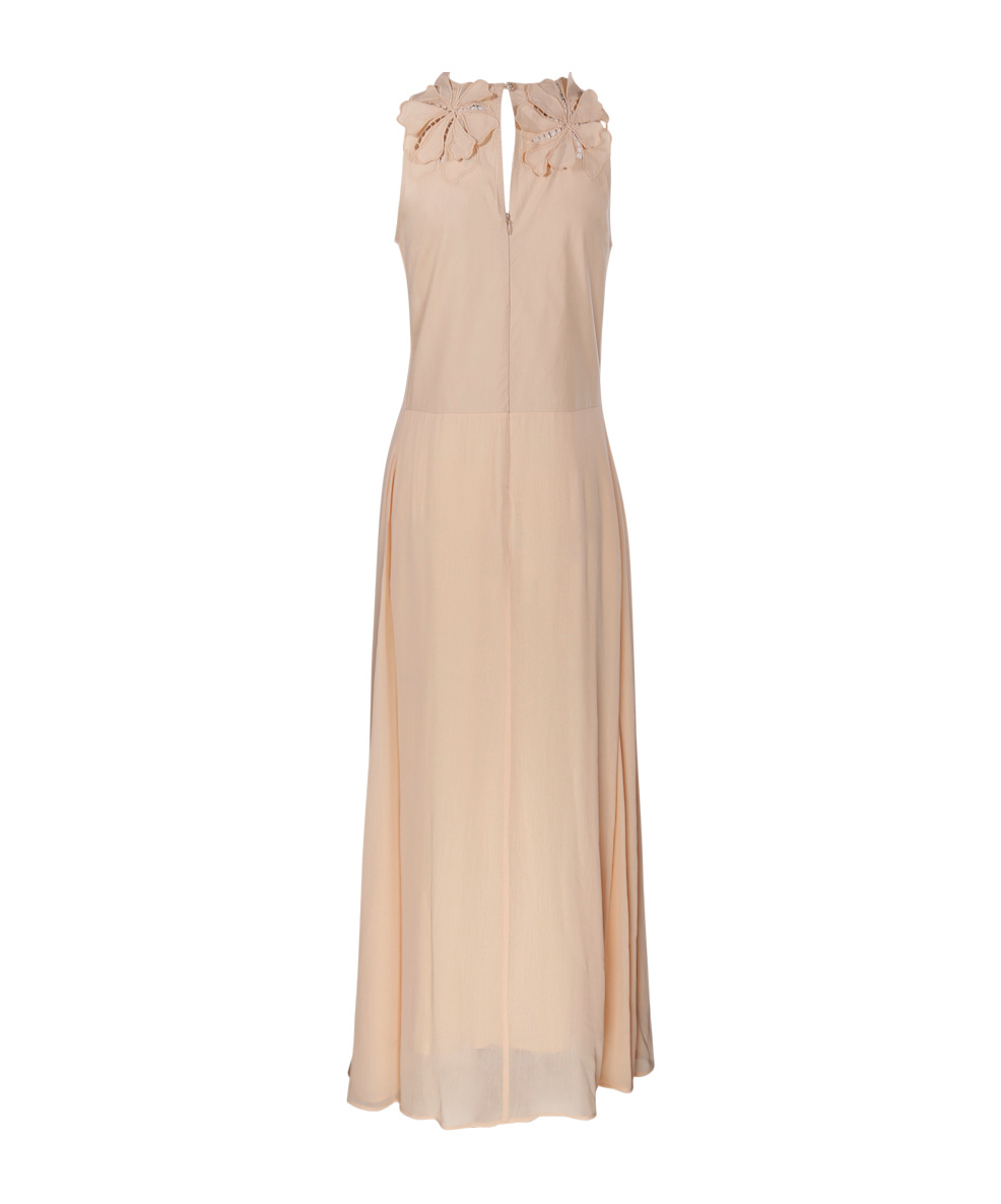 Shop Forte Forte Sleeveless Dress In Cipria
