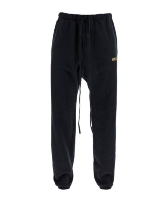Essentials Slogan-print Track Pants In Blue