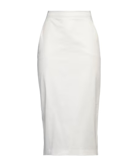Max Mara Denim Skirts In White