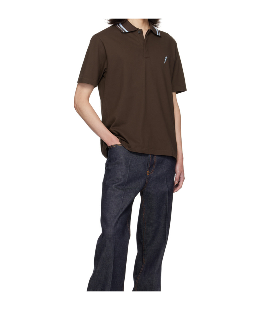 Ferragamo Short-sleeved Polo Shirt In Green