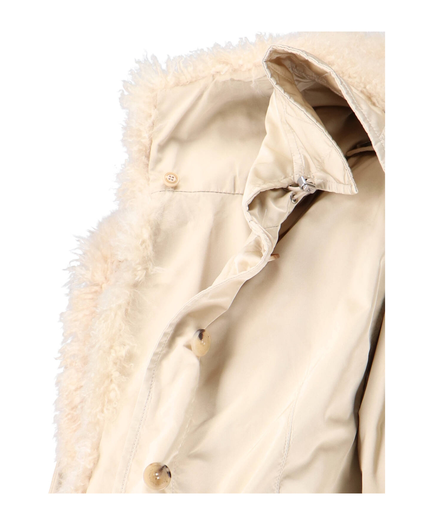 Ermanno Scervino Casual Jacket With Hood And Pockets In Neutral
