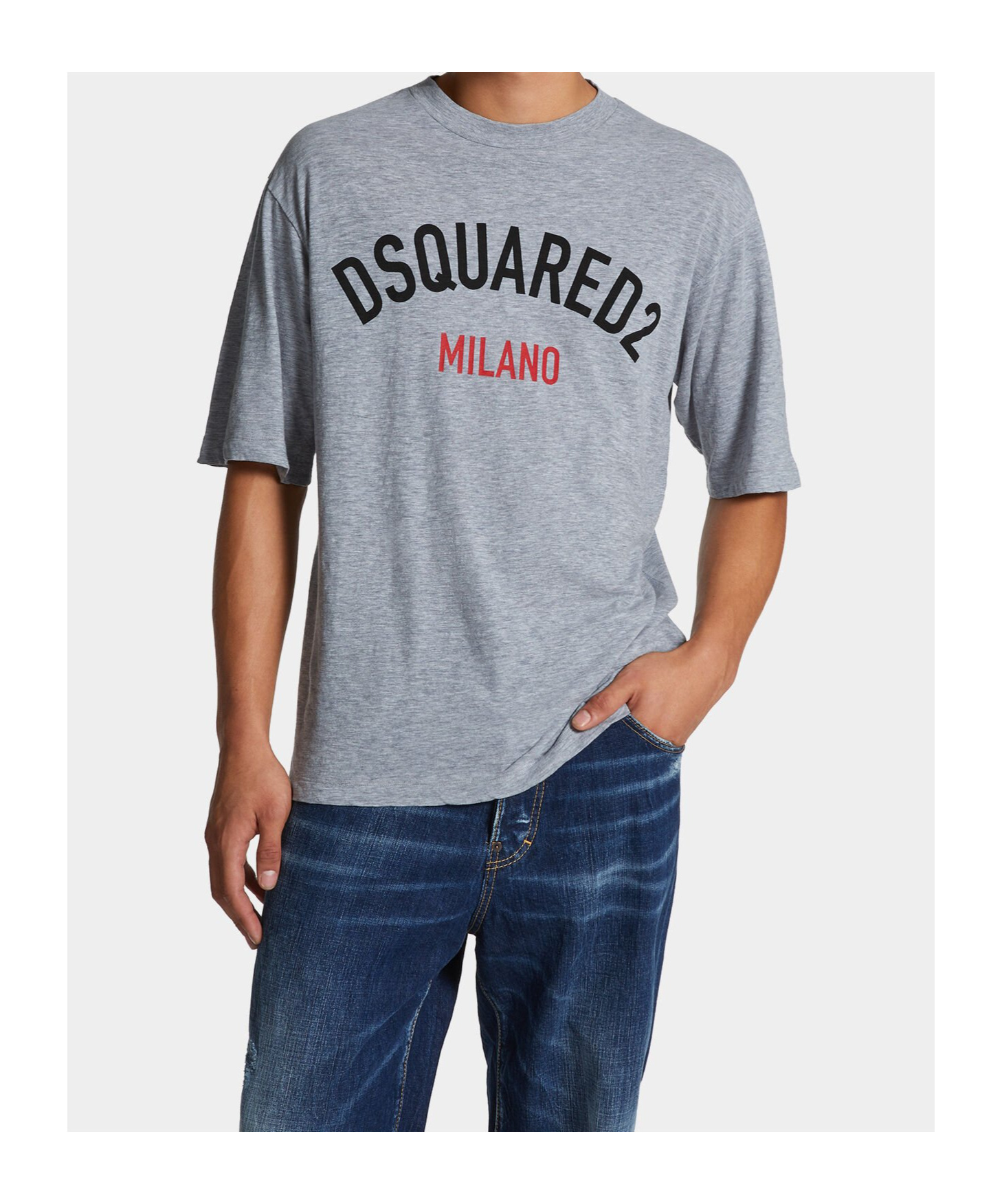 Dsquared2 Milano T-shirt In Gray
