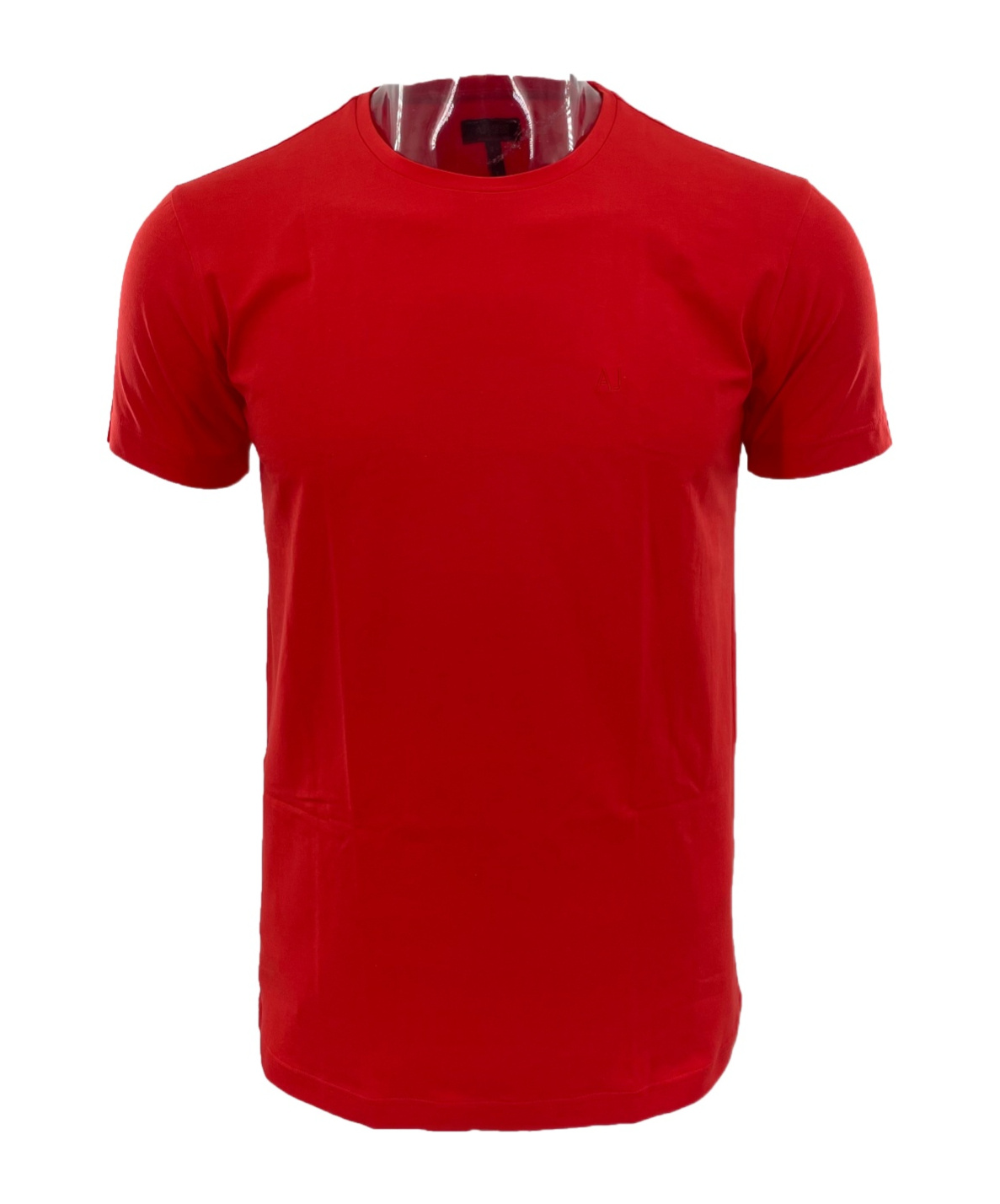 Armani Jeans Item O-neck Short-sleeved T-shirt In Red