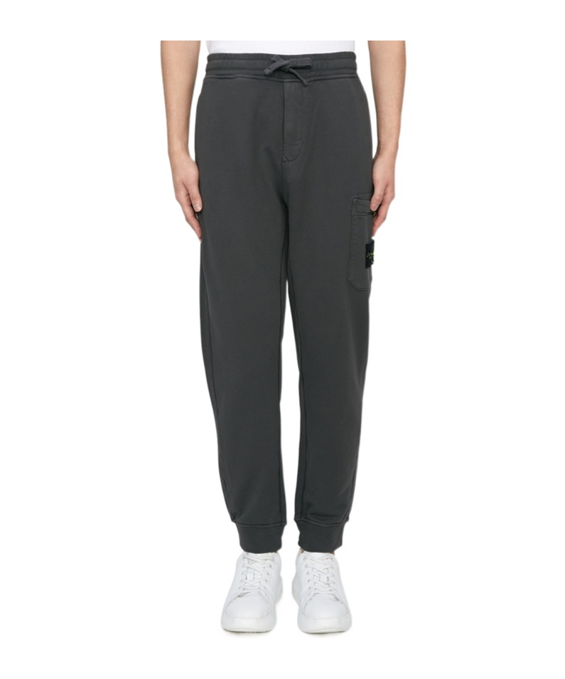 Stone Island Drawstring Sweatpants In Gray