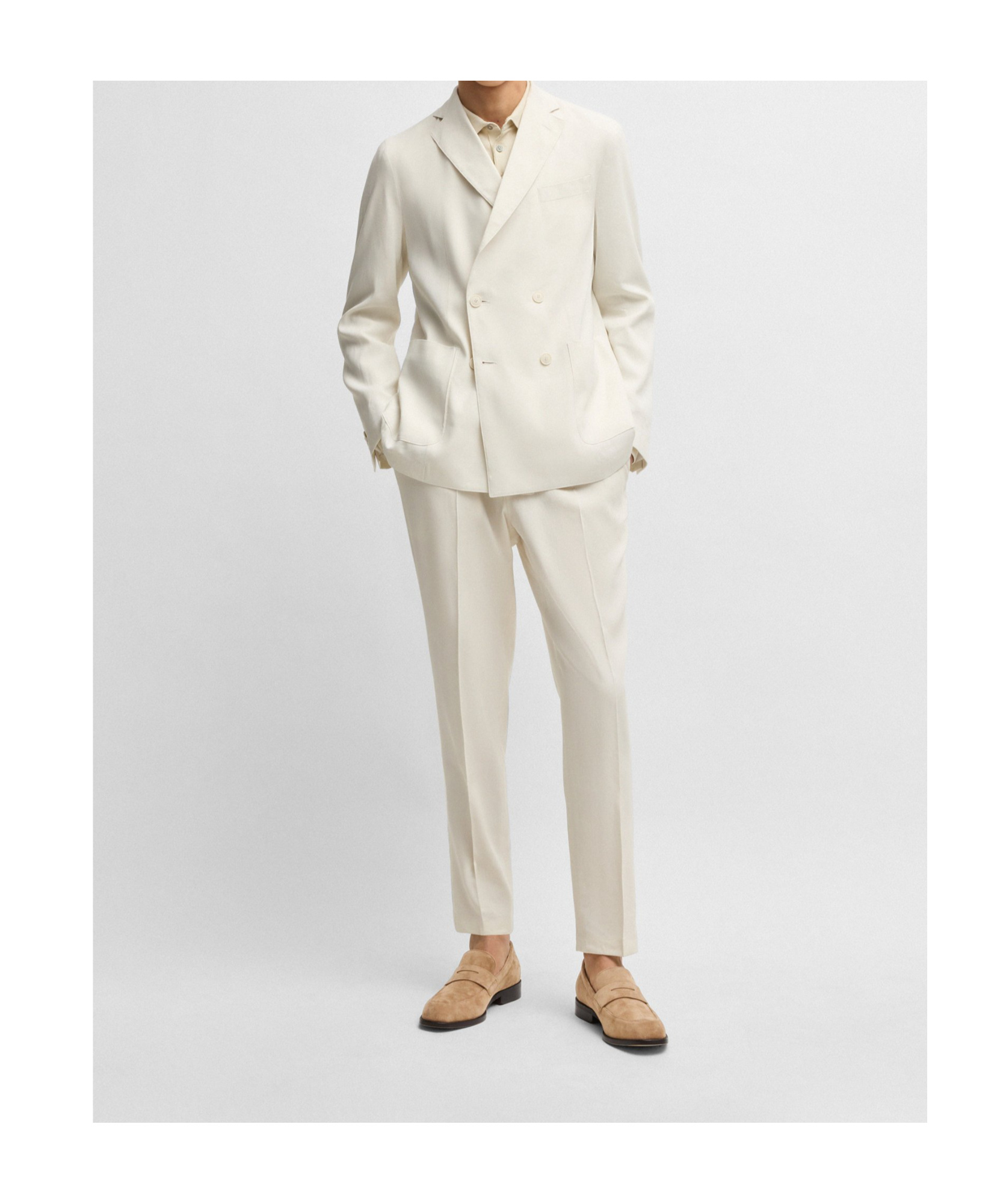 Hugo Boss Penny-slot Suede Loafers