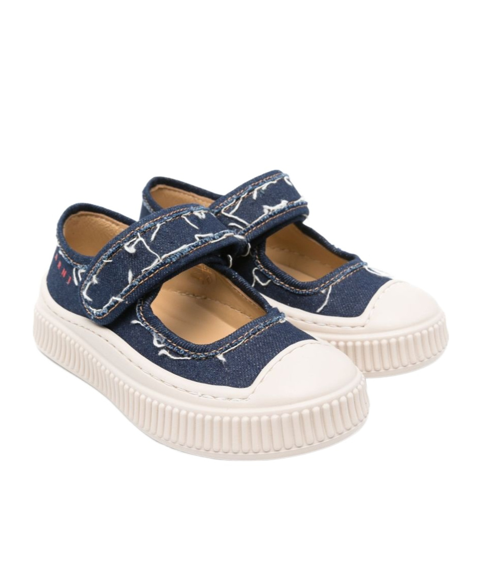 Marni Velcro Sneakers In Multi